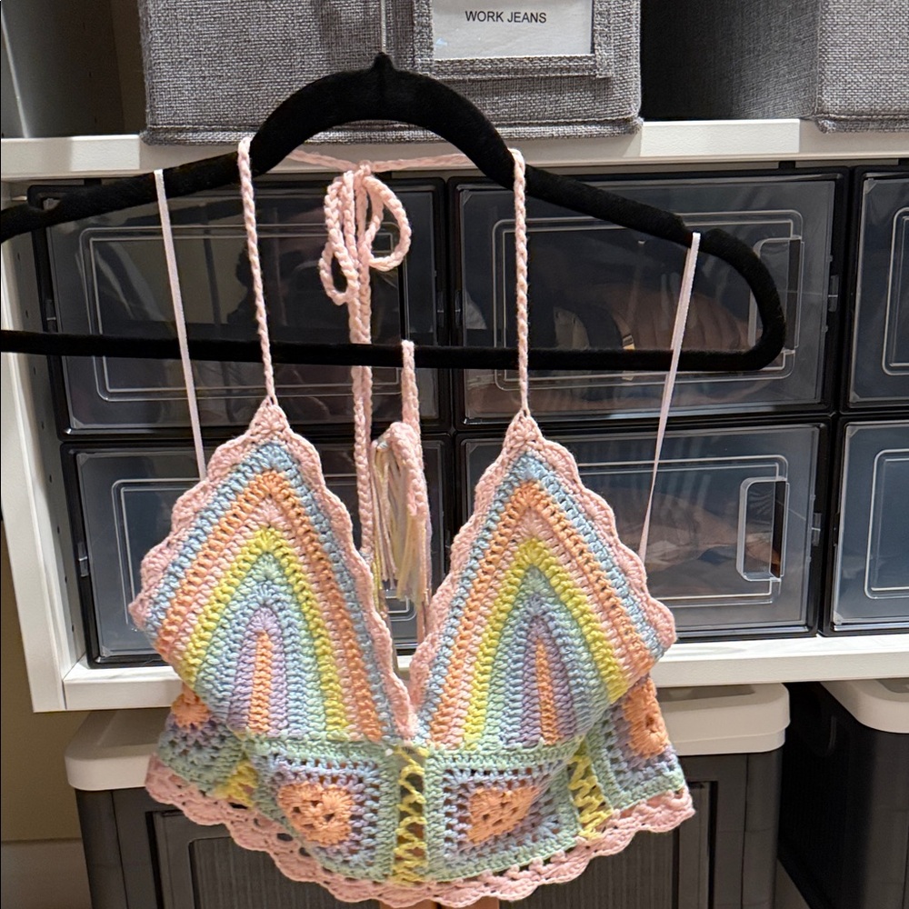 Under the Willow Crochet Halter Top